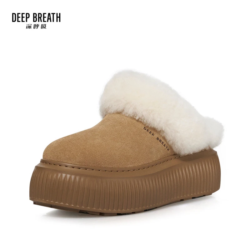 深呼吸DEEP BREATH深呼吸女鞋 冰上防滑雪地靴 15226