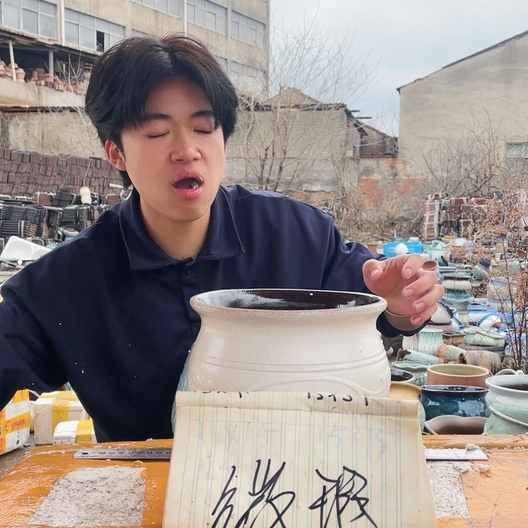 无铅玻璃⑥*影宜兴紫砂花盆