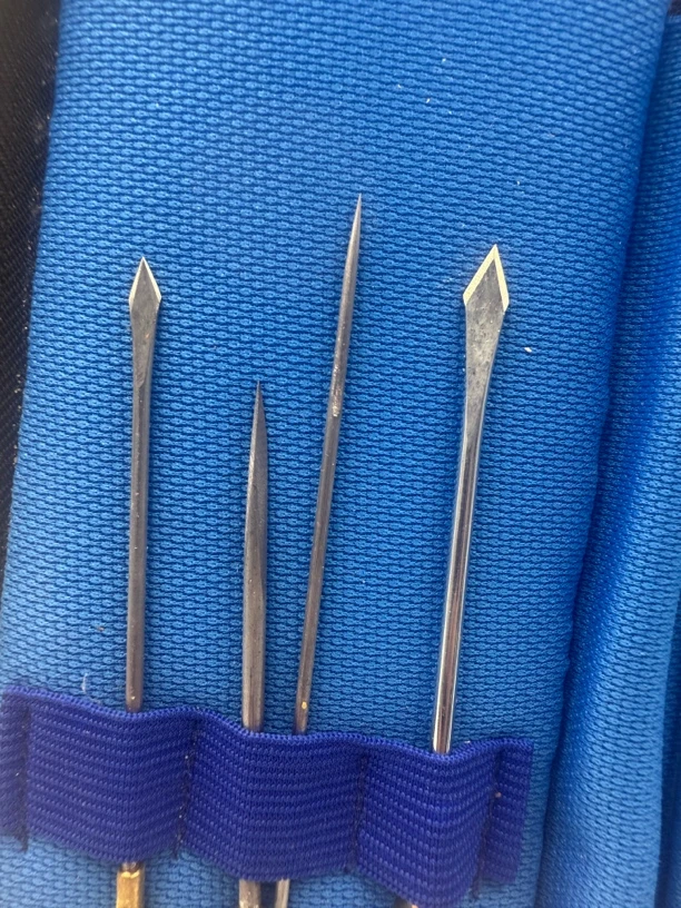 纯手工马用兽用大号扎刀三菱针马牛羊狗宠物兽医器械不锈钢针