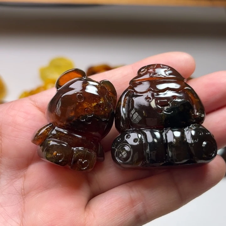 琥珀颈饰未镶嵌•*•琥珀蜜蜡