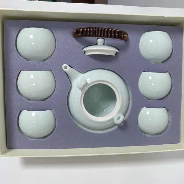 唯~ 冰裂纹 茶具 7件套