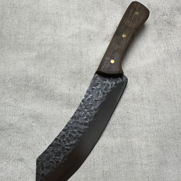 112 龙泉昊天宝剑一体锻打高锰钢屠龙刀不柄未开刃