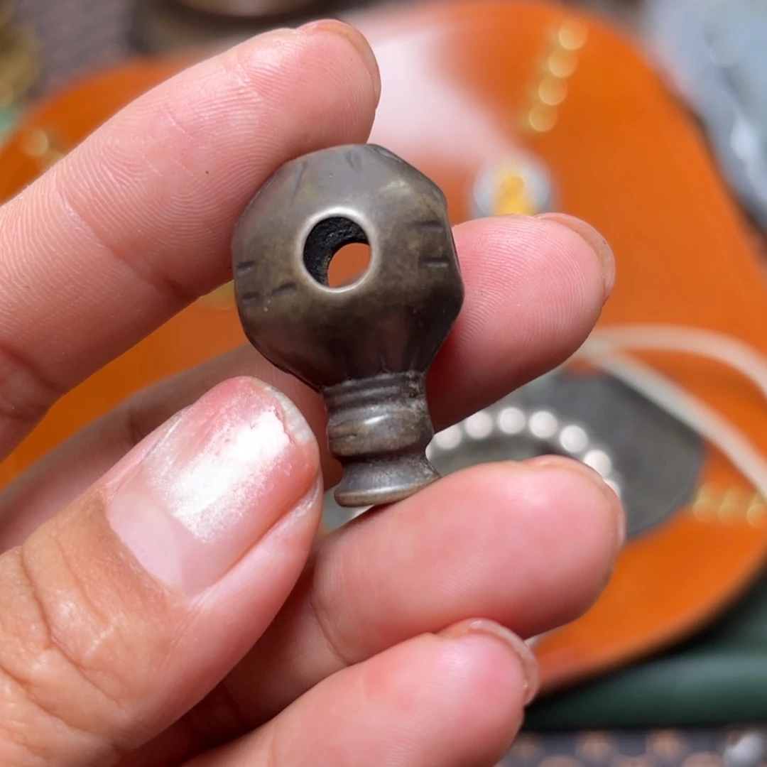 铜星月菩提吊坠项链