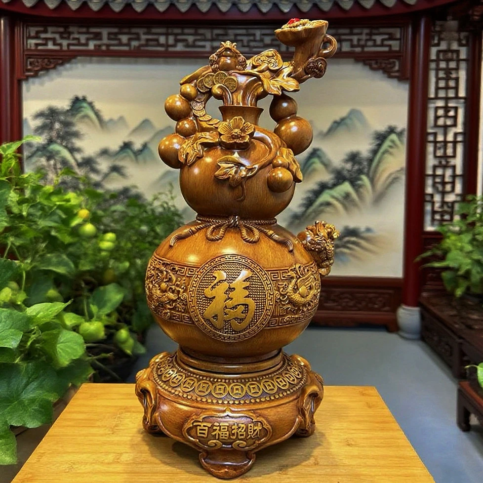 【百福招米】大号新中式葫芦摆件FM480