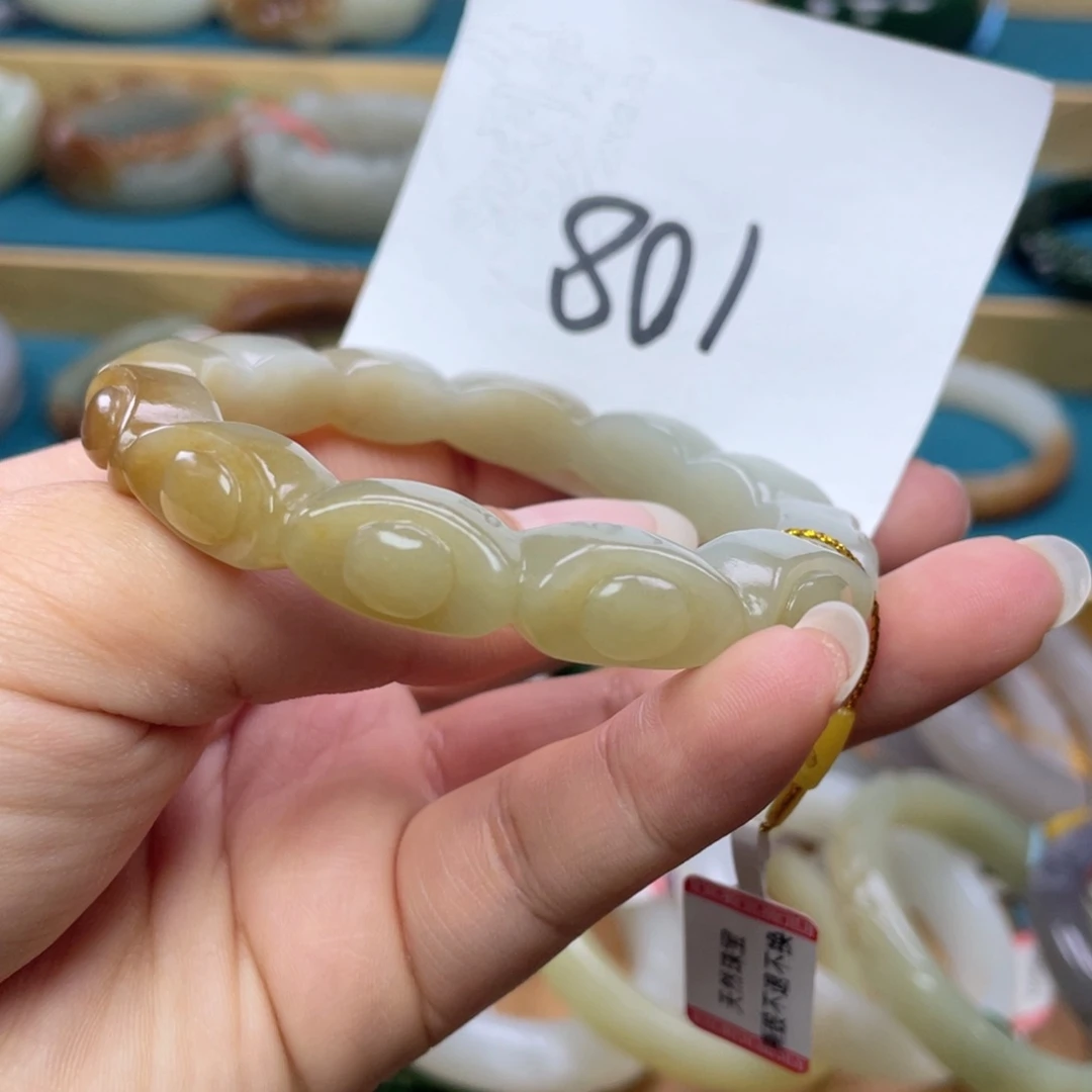 未镶嵌手镯和田玉圈口56