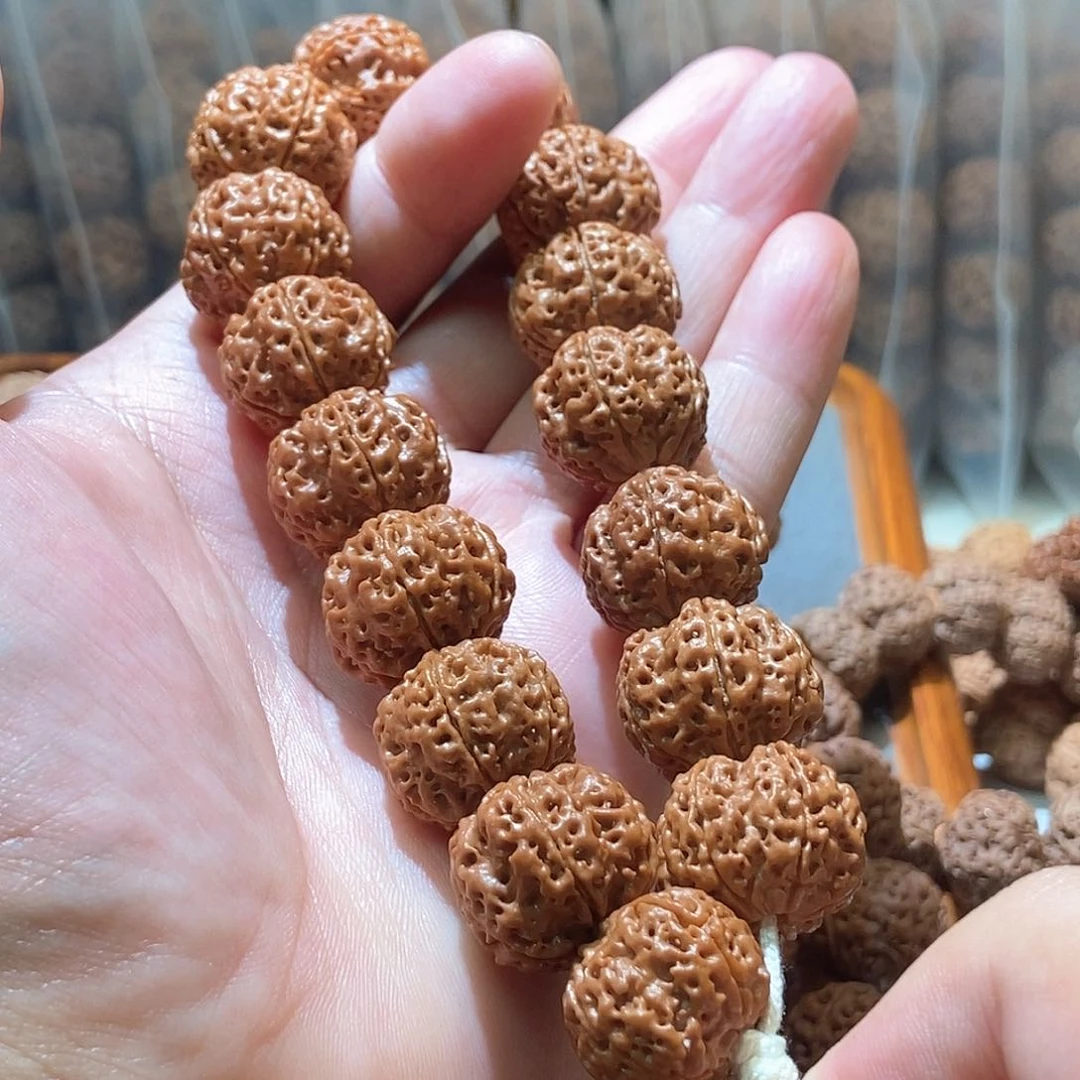 吊坠金刚菩提私人订制深沟双龙20mm
