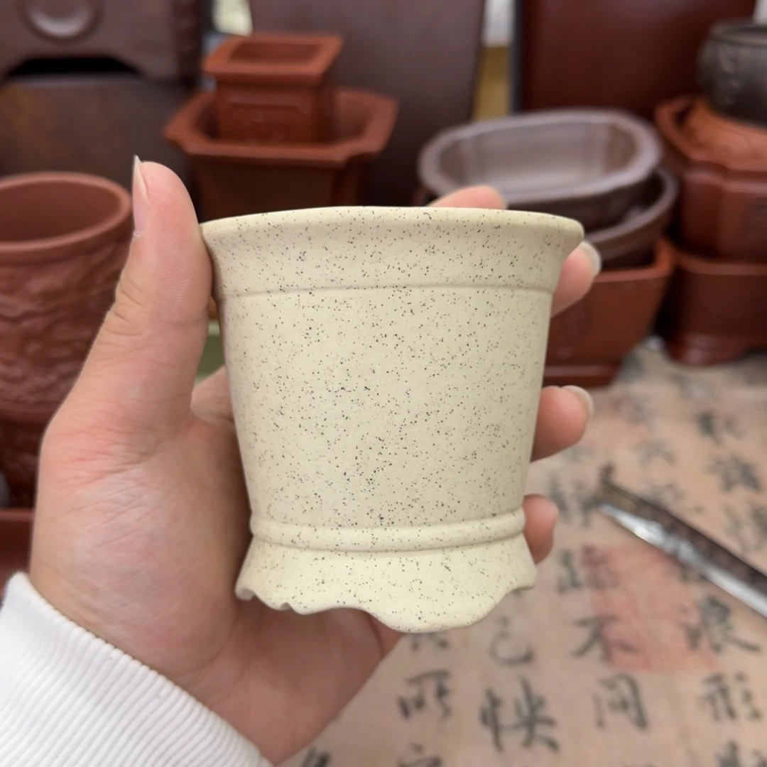 紫砂花盆宜兴紫砂正品8x7.8