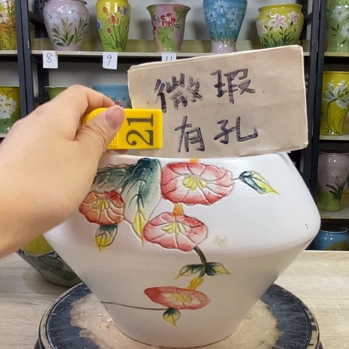 景德镇高温陶瓷花盆