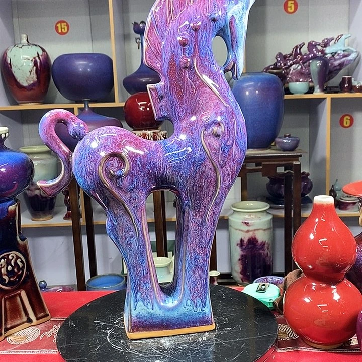 瓶中国神垕精品钧瓷