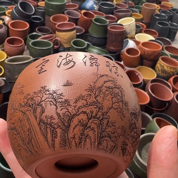 茶杯紫砂全手工紫砂