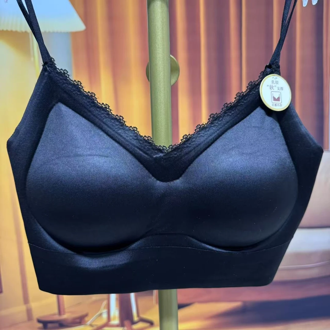 11801   云感内衣乳胶软支撑深V聚拢收副乳百搭亲肤美背