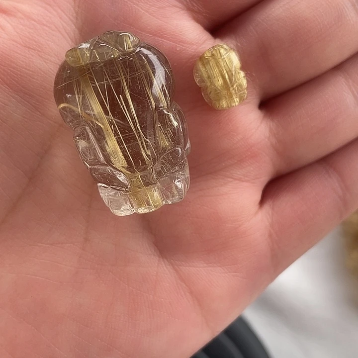 水晶珠宝半成品未镶嵌小*蕾