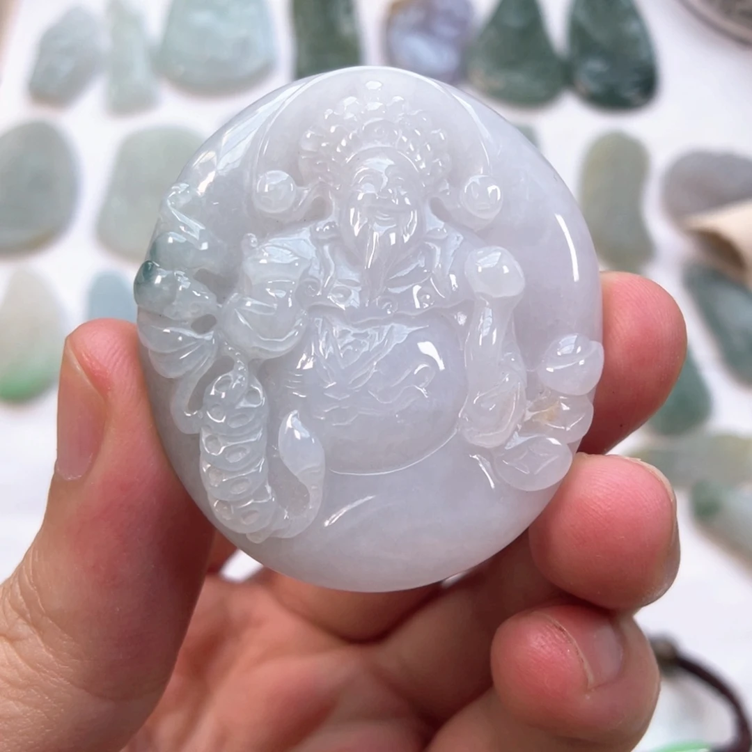 定制翡翠未镶嵌财神