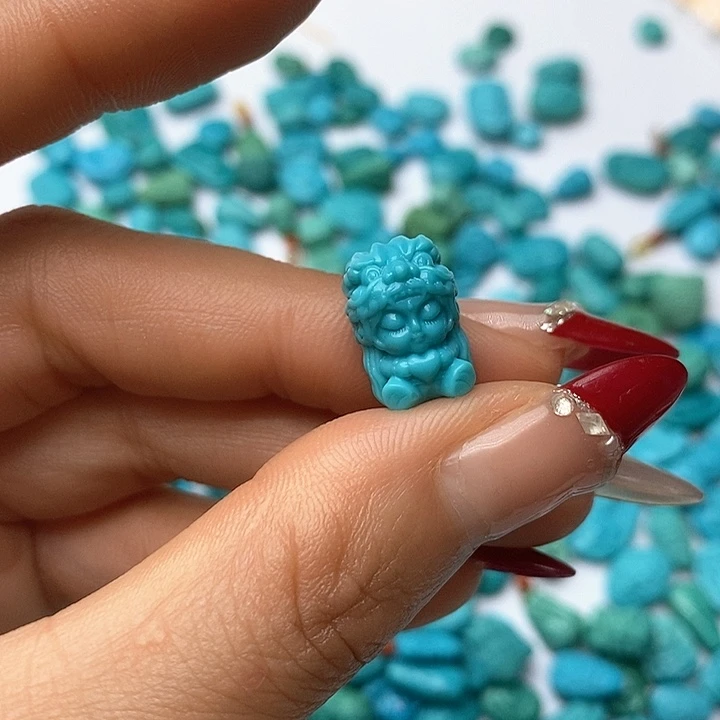 绿松石珠宝奇石未镶嵌