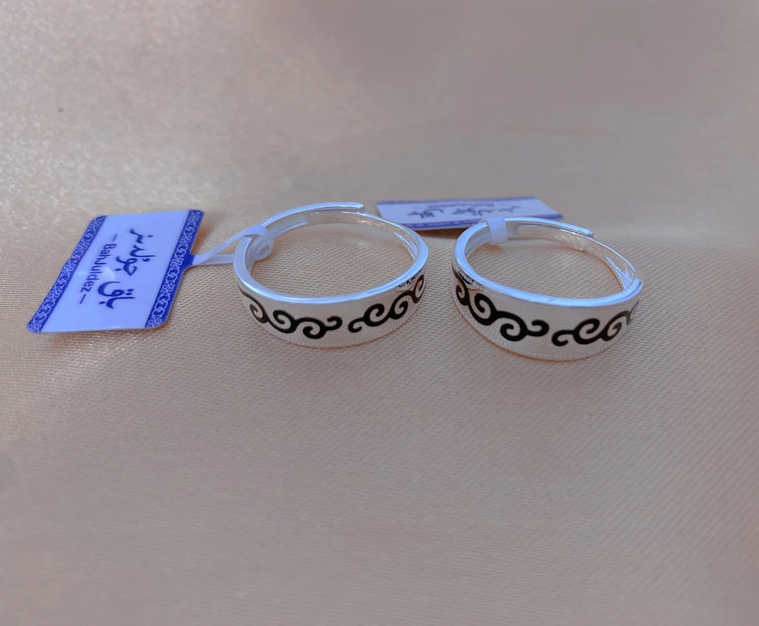 足银戒指 S990纯银对戒  bahjuldez纯银戒指