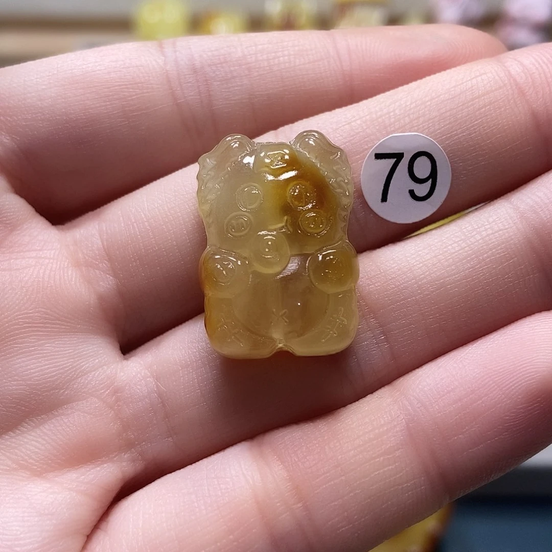 未镶嵌琥珀裸石天然琥珀蜜蜡吊坠