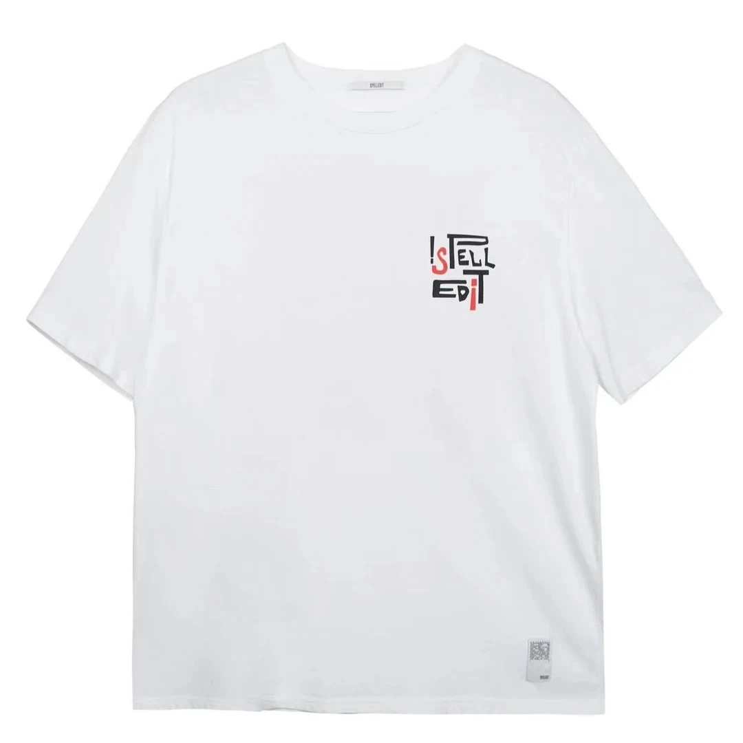 SPELLEDIT红方框短袖T恤/NO退换