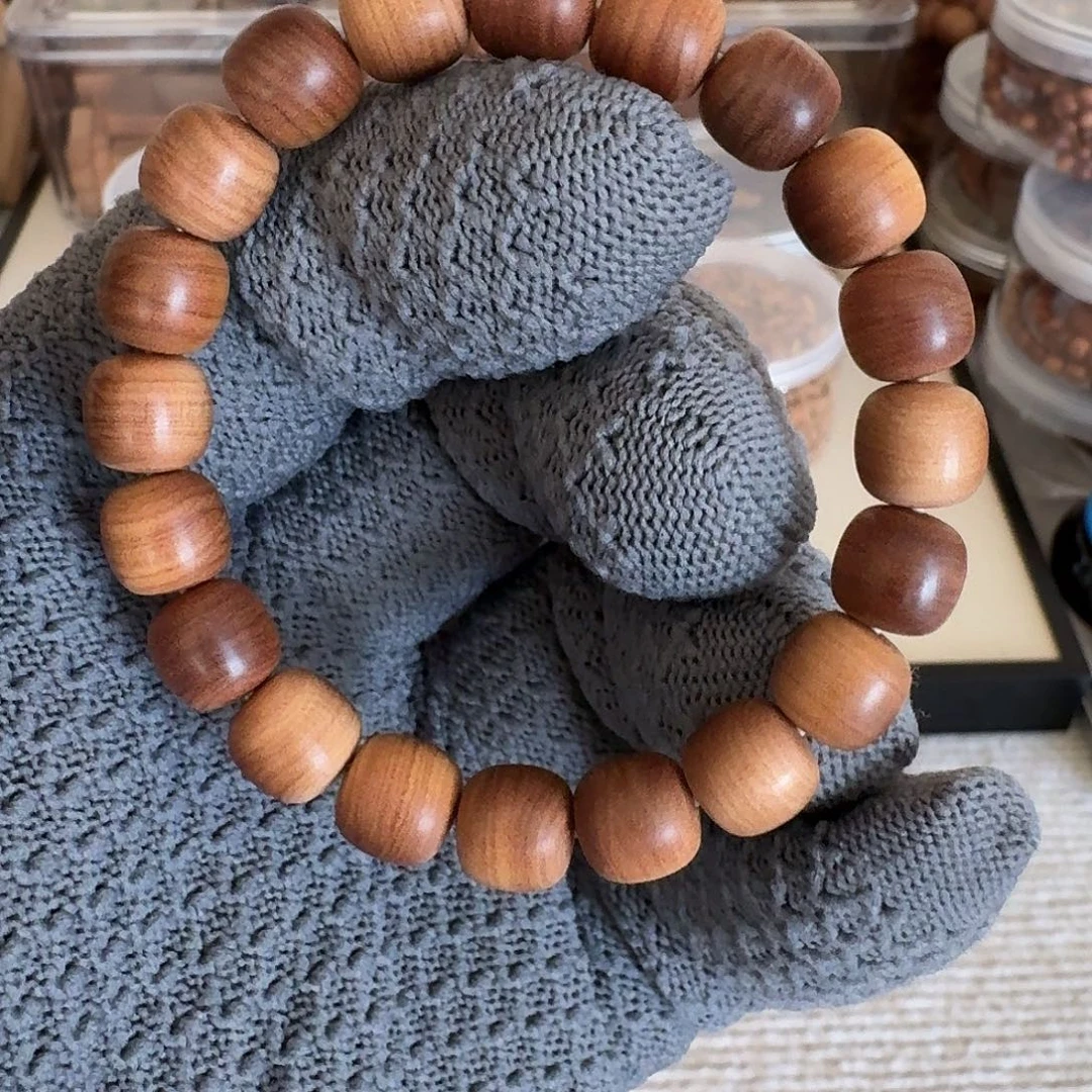 檀香木手串/手链奶香9.5✖️10老型横纹