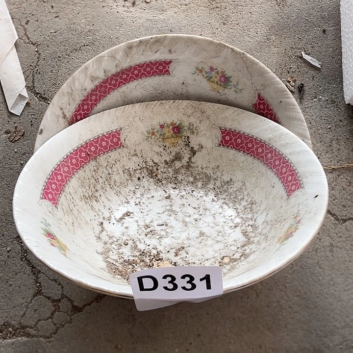 八九十年代高岭土盘碗碟有矿点D331