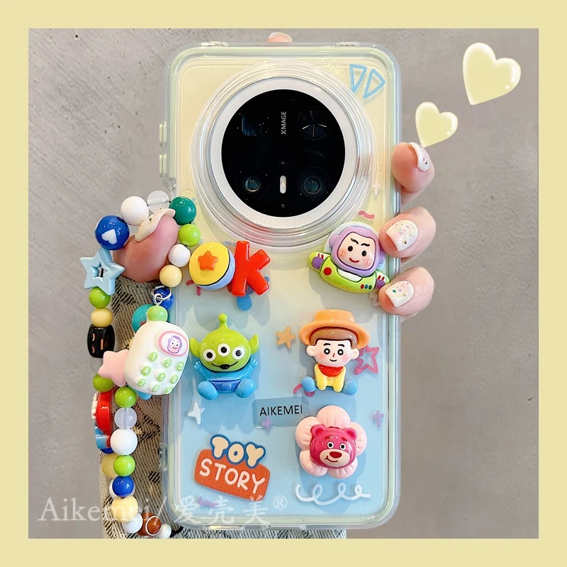 适用华为mate70pro+手机壳可爱卡通mate60pro+立体玩具总动员公仔