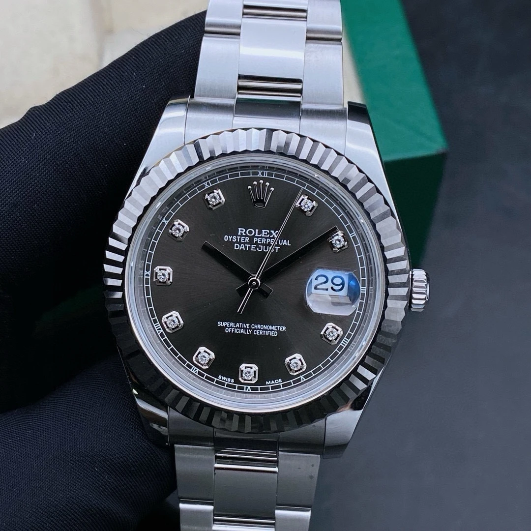 99新 Rolex/劳力士 12年全套日志116334灰盘钻/机械男表/表径41