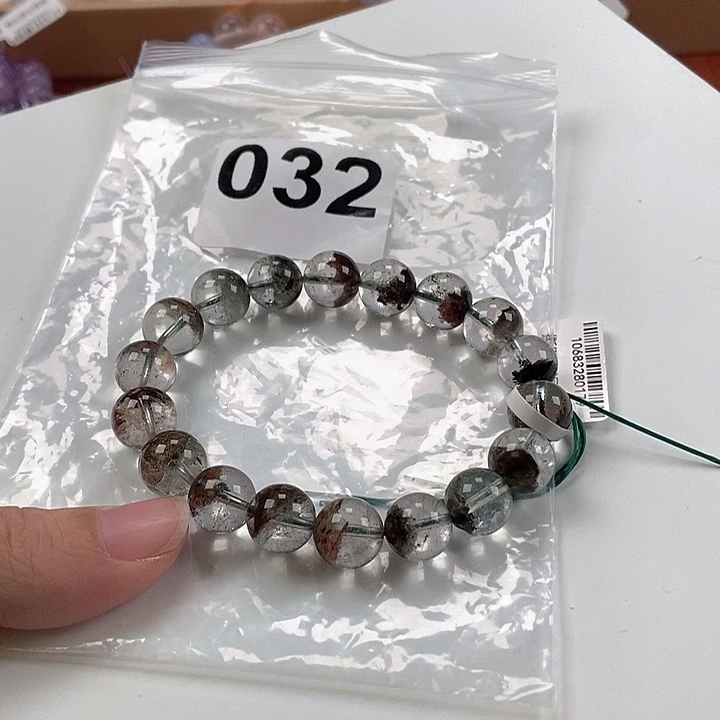 未镶嵌手链绿水晶卡11+绿幽灵