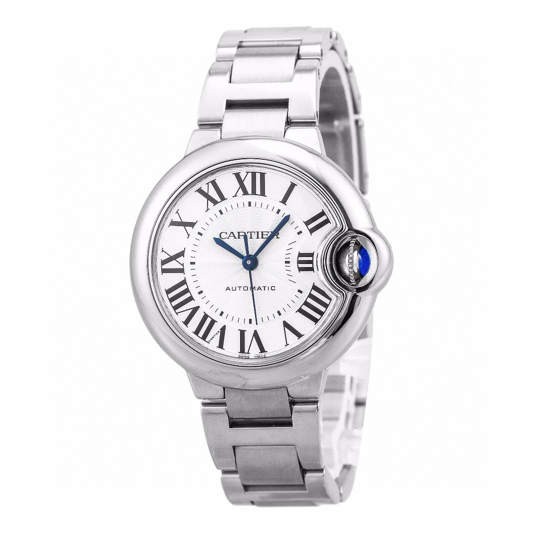 99新 Cartier/卡地亚 麦麦女表 wsbb0044蓝气球33mm21年全套