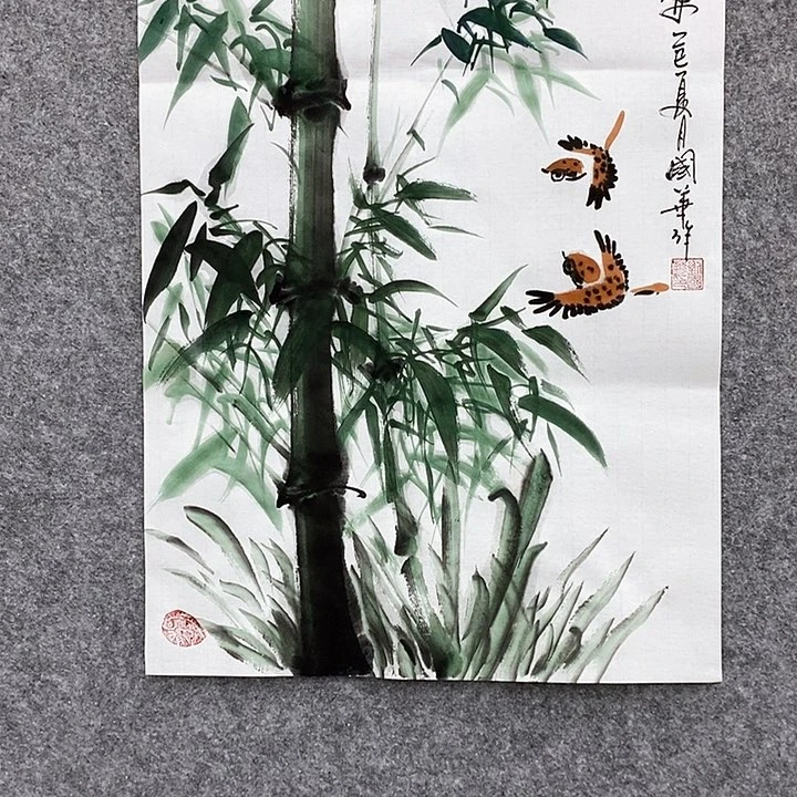 国画刘国华手绘作品1111