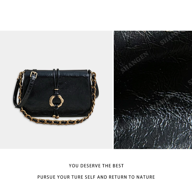 【尚恩CC】SK-63051-黑色-轻奢时尚百搭新款女包