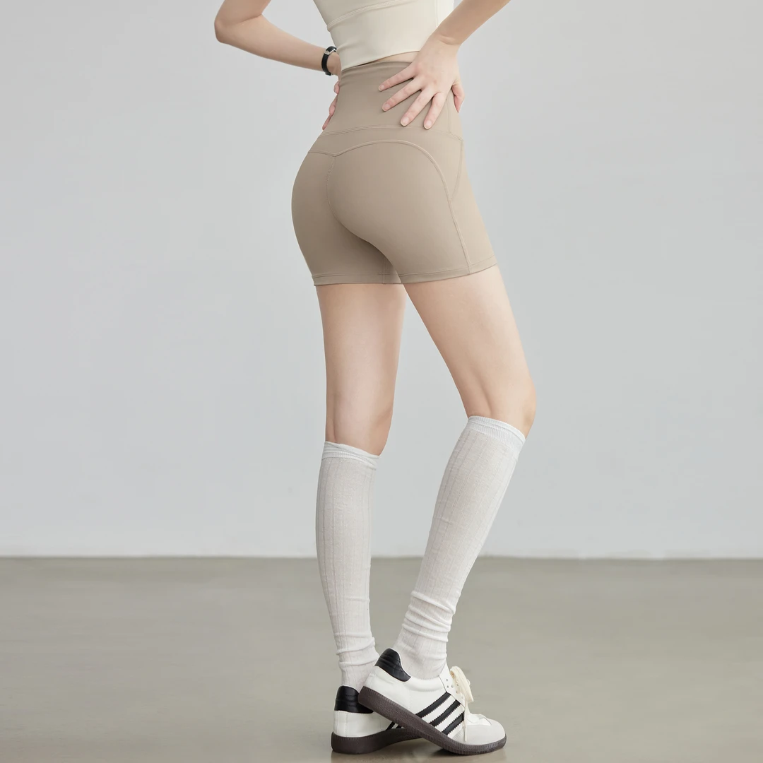 VOJ瑜伽短裤女2025新款高腰提臀跑步运动骑行裤外穿普拉提健身裤