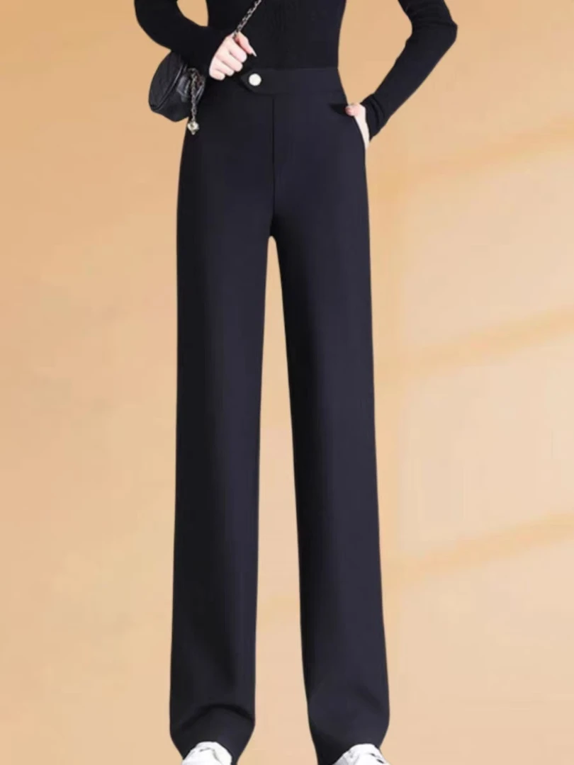 【静姐宠粉】高端时尚休闲高腰拖地裤K203