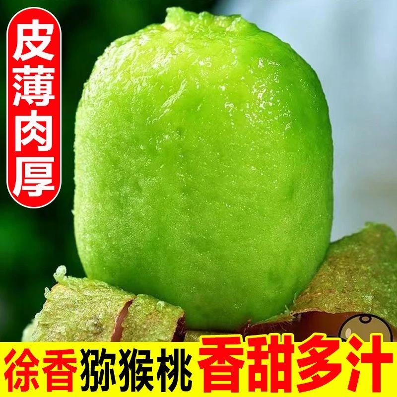 正宗徐香猕猴桃当季批发新鲜水果皮薄肉厚香甜多汁一整箱批发包邮