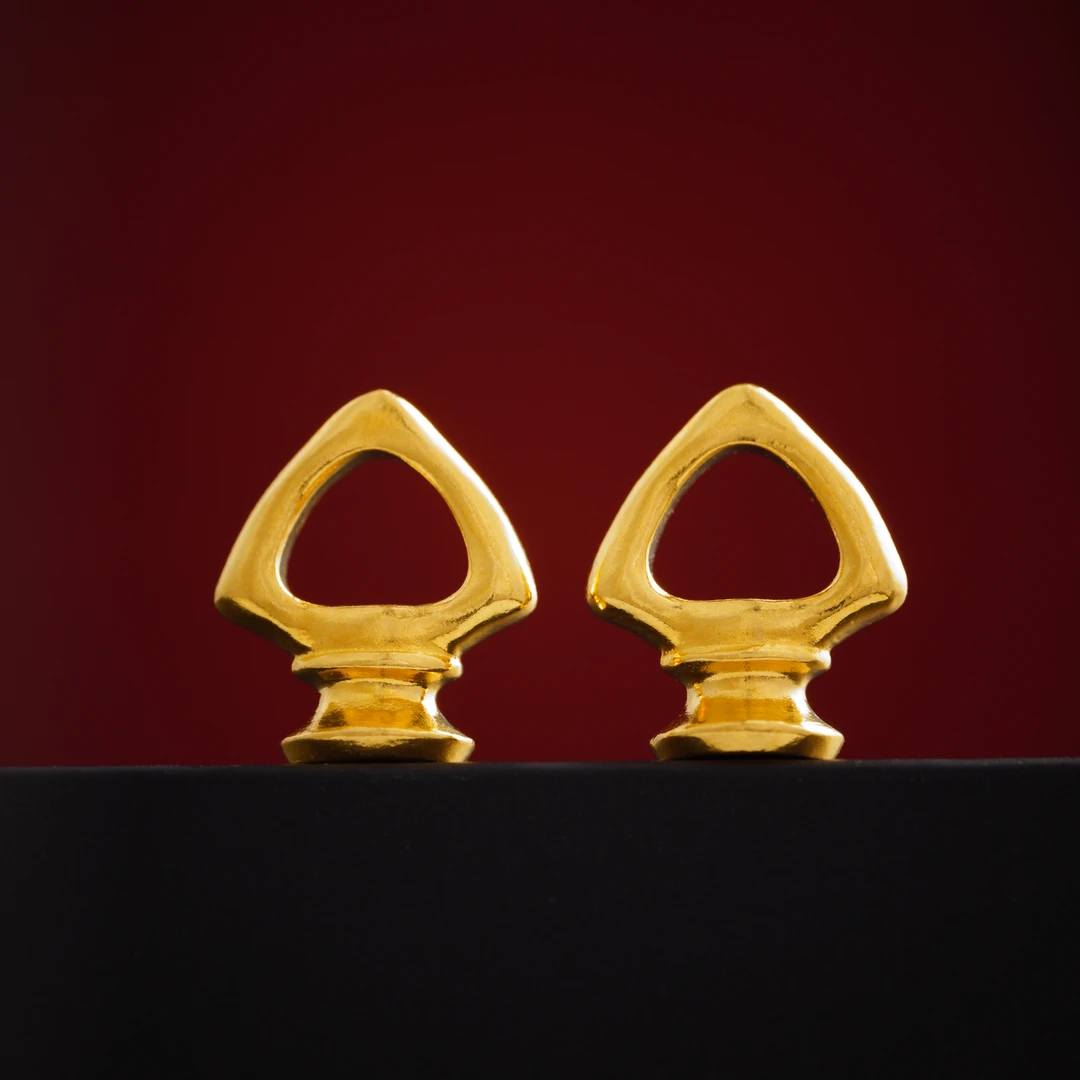 足银银制品 足银配饰三角尾束收尾线束背云文玩diy5D无氰电铸手持