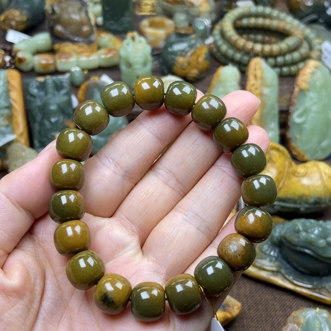 终***海岫岩河磨玉（透闪石质玉）未镶嵌珠宝奇石