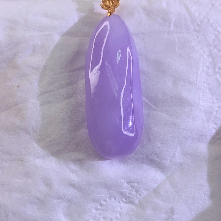 翡翠18K金镶嵌颈饰翡翠