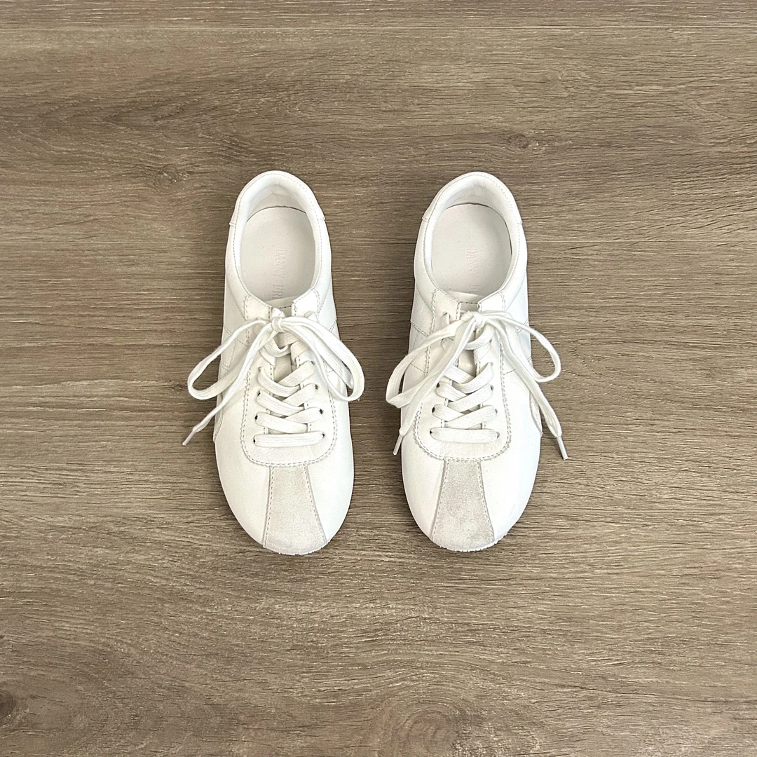 Dannyfrey复古德训鞋2025新款软底阿甘鞋平底运动跑鞋潮流休闲鞋