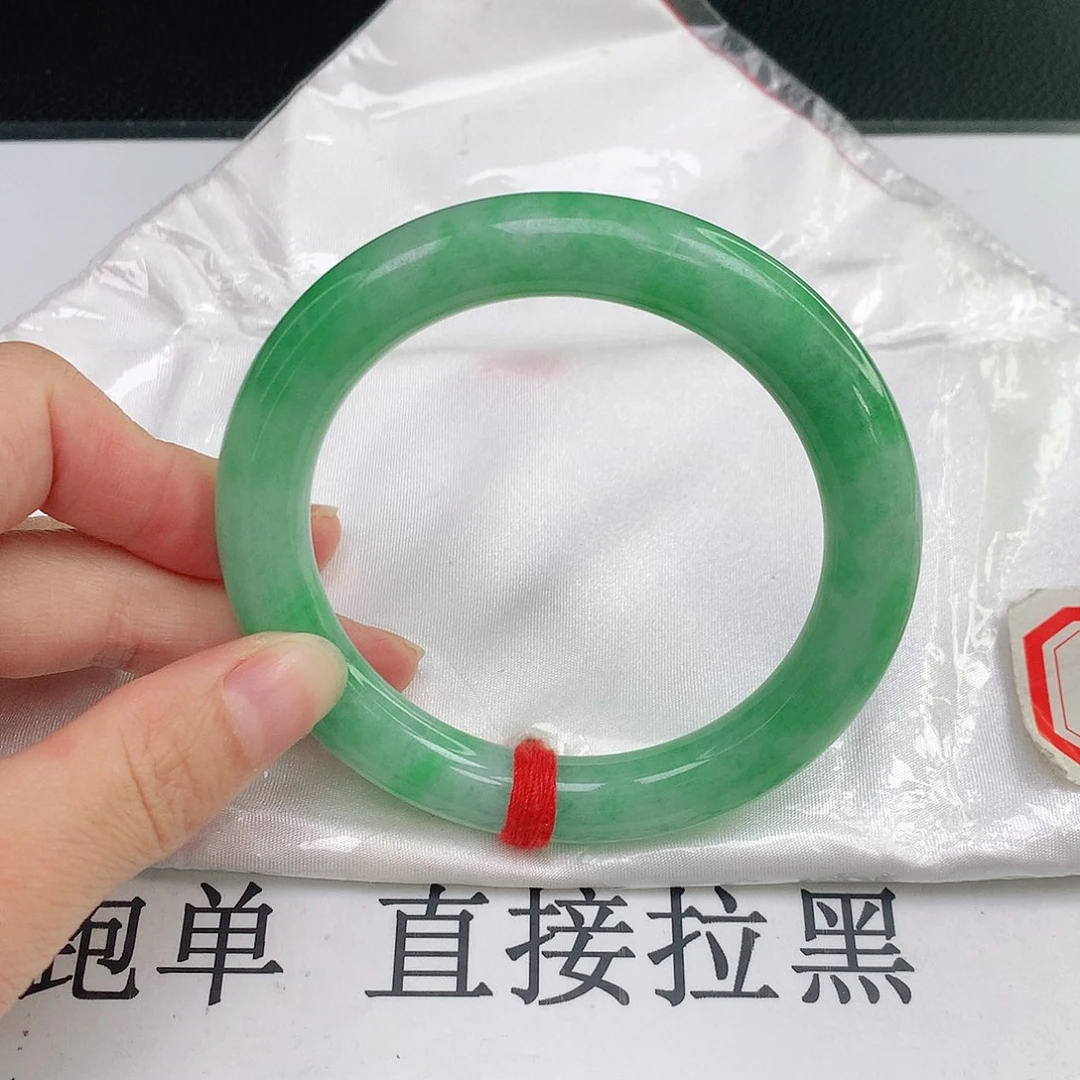 未镶嵌手镯翡翠027圆条