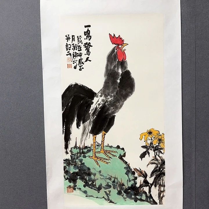 国画创**根梁老师花鸟作品