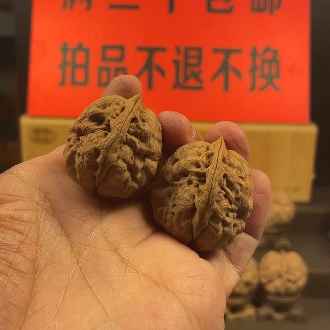 把件文玩核桃龙牙石