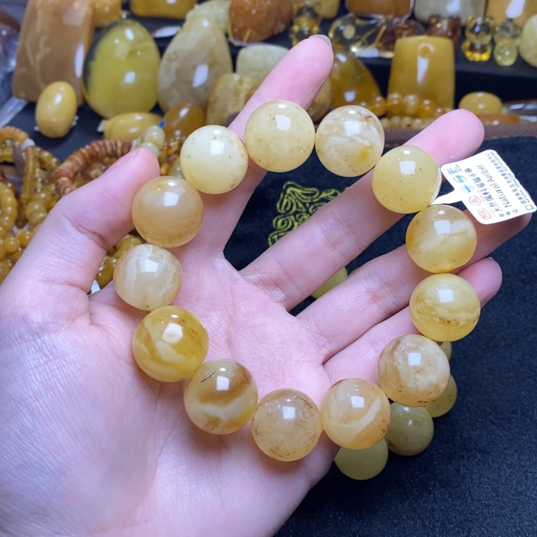 琥珀未镶嵌珠宝奇石