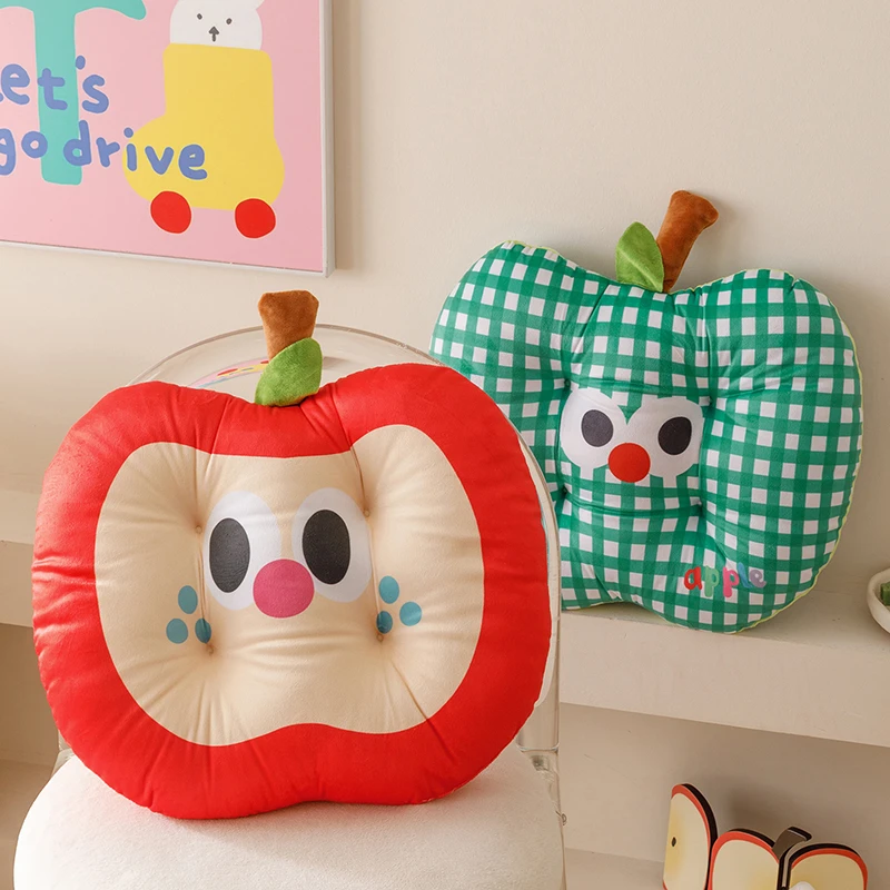 加厚多巴胺苹果形椅子坐垫舒适居家飘窗学生榻榻米柔软卡通地板垫