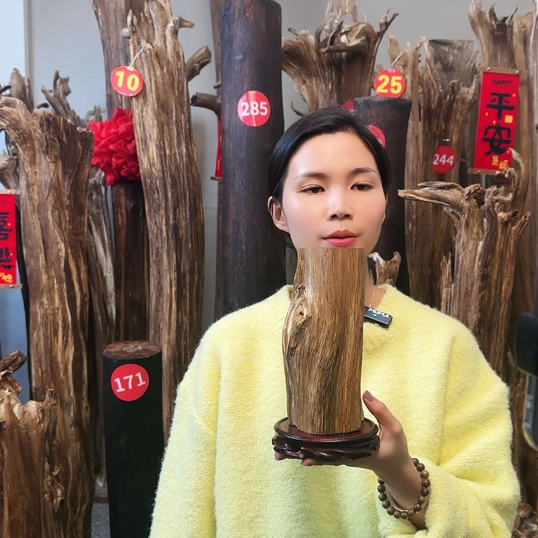 沉香木摆件沉香原木工艺品摆件➕底座