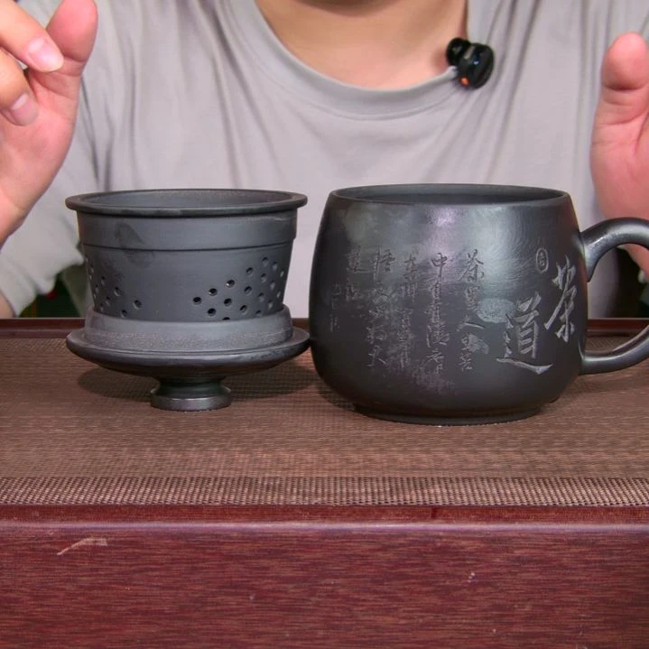 茶杯紫砂高货放漏