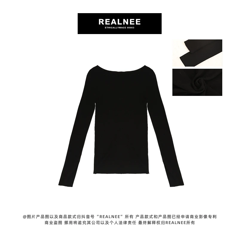 【REALNEE】重磅轻奢100绵羊毛针织衫MMRL9SY20X2301