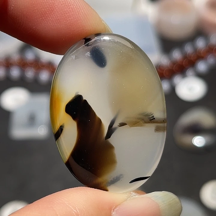 玛瑙/玉髓未镶嵌吊坠(不含链)