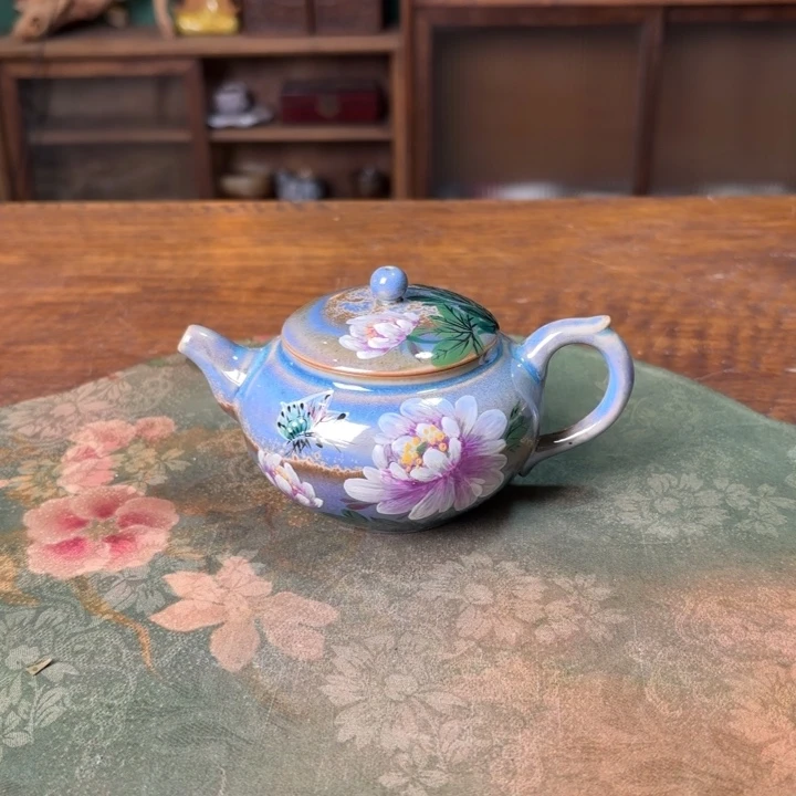 柴烧纯手工手绘陶瓷