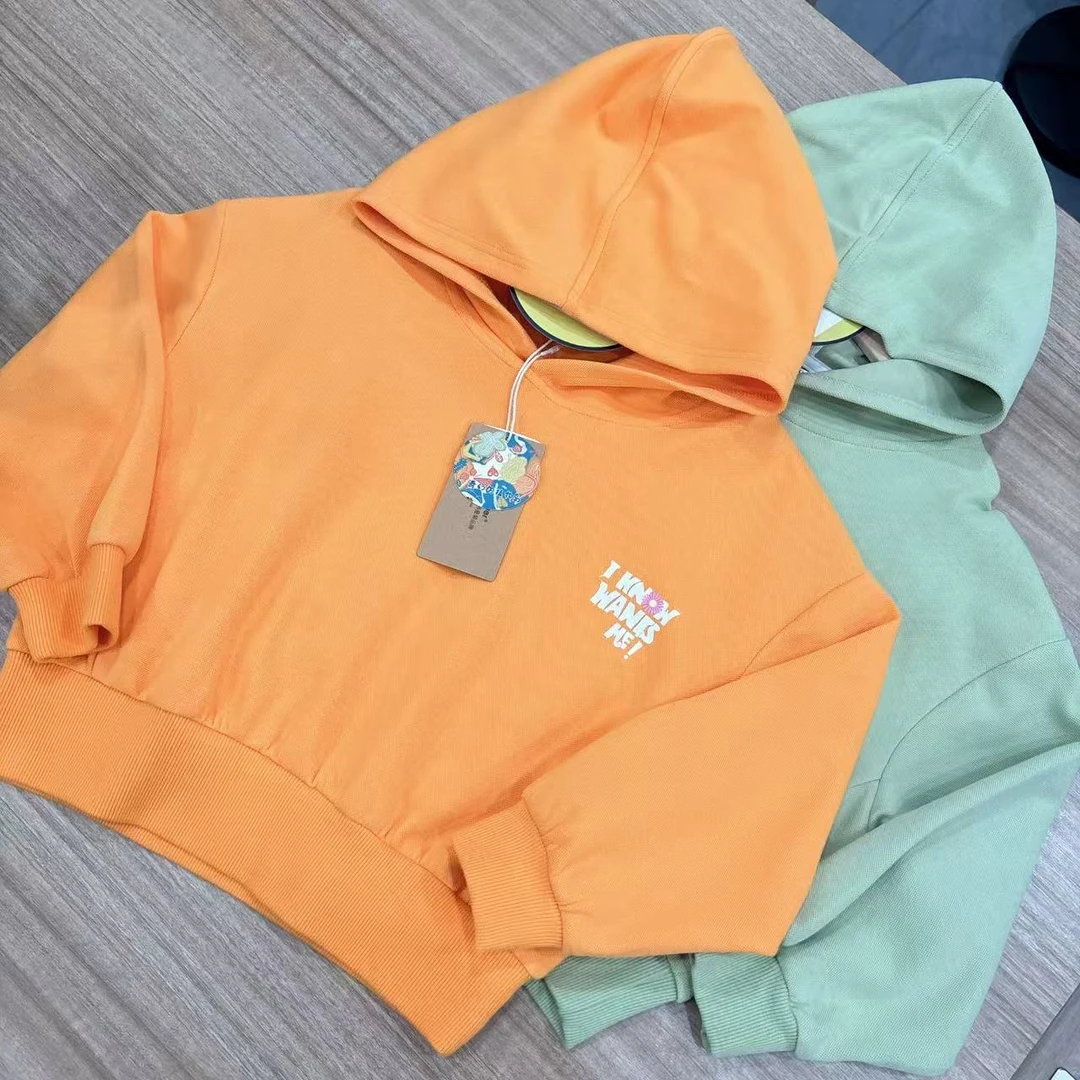 【】透气套头卫衣POLO衫休闲男童女童童装纯色运动3123004673