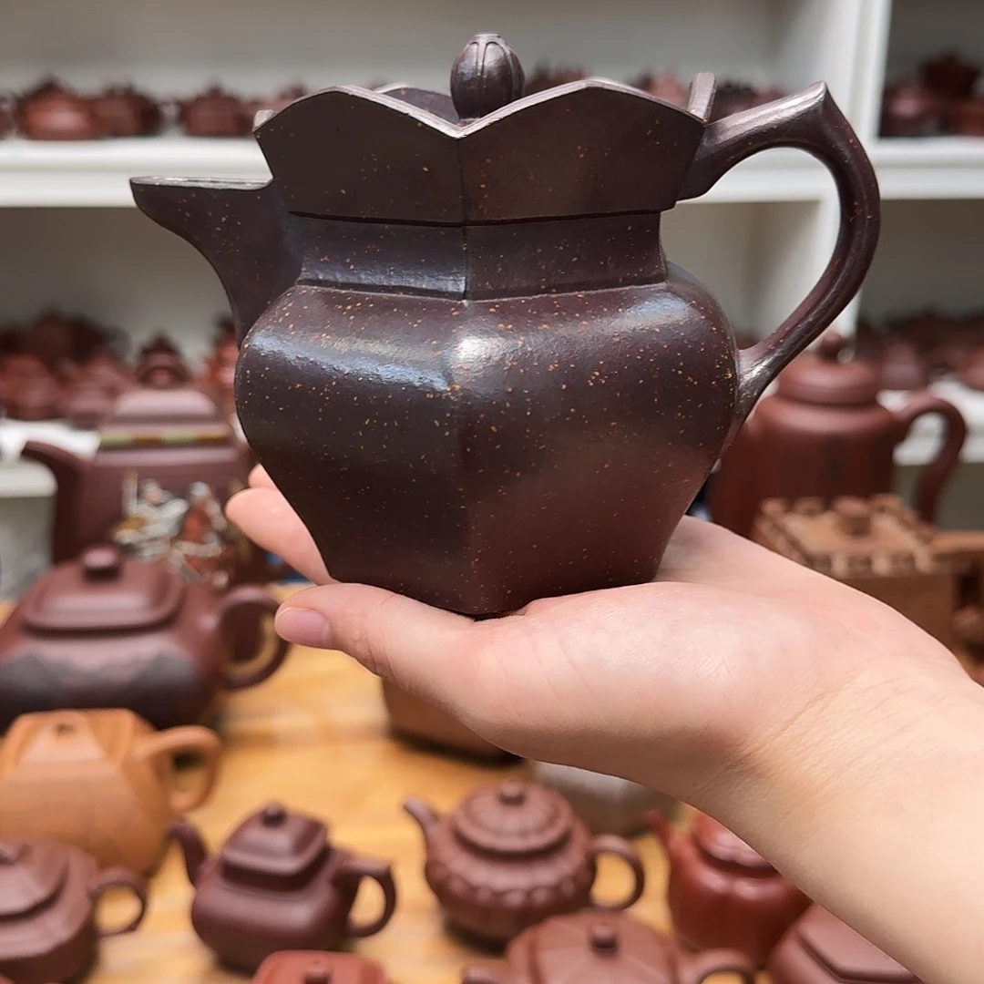 茶壶紫砂紫砂壶僧帽450cc