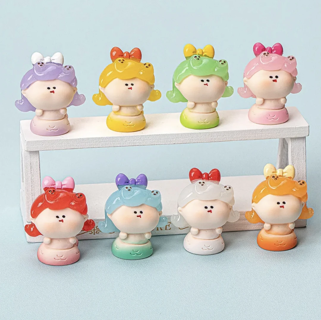 直播间【单许愿+九宫格】手工diy夜光透色铃铛团子