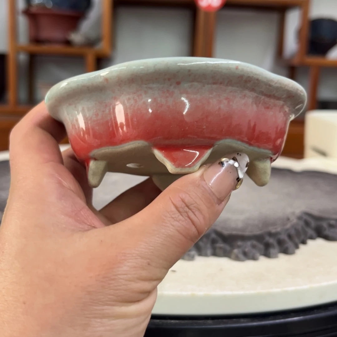 紫砂花盆瑕疵3.5/10.5-8